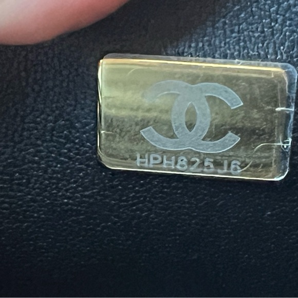 Chanel mini top handle black lambskin - Picture 11 of 11